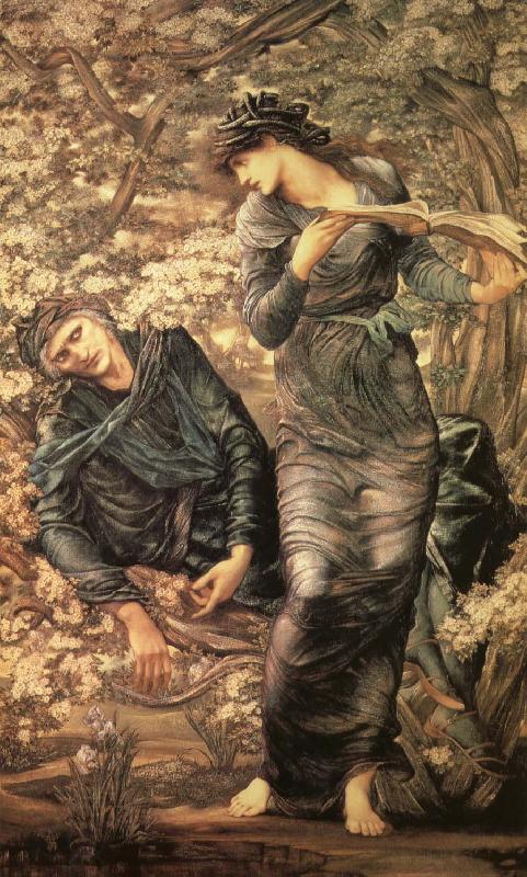 Sir Edward Coley Burne-Jones The Beguiling of Merlin China oil painting art